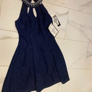 Betsy Adam beaded sparkly  dress